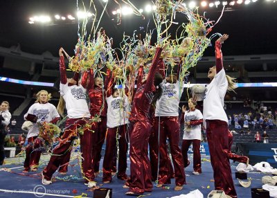 Alabama team celebrates championship