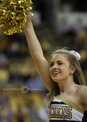 Georgia Tech Yellow Jackets Cheerleader