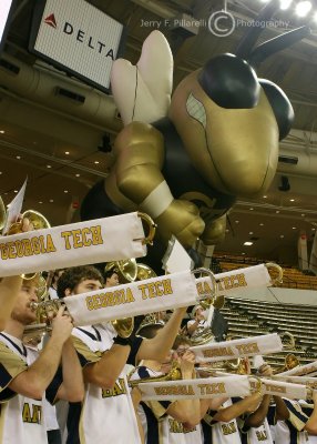 Buzz and the GT Band trombone section