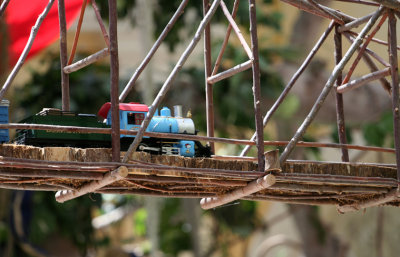 Train at Bellagio Conservatory