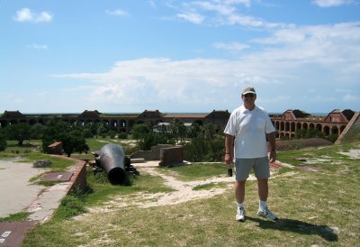 Dad at Fort Jefferson