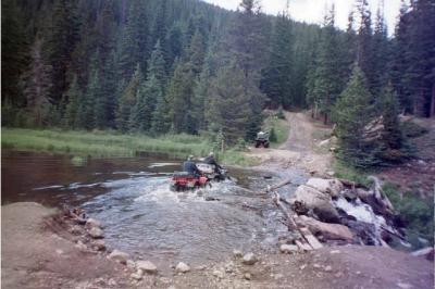 Riding ATV's in Colorado