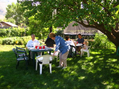  R & S back yard picnic