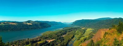 Columbia River Gorge from Crown Point 18x48