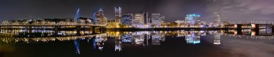 Portland at Night 24x116