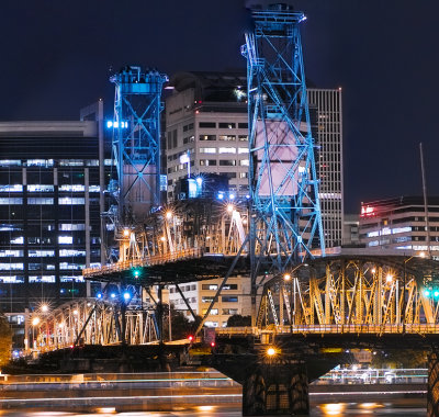 Between Marquam and Hawthorne Bridge crop from 24x133