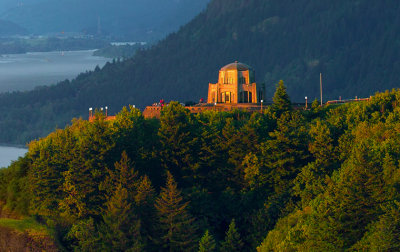 Columbia River Gorge from Womens Forum crop from 30x51