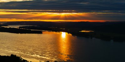 Sunset on the Columbia River Gorge 2 15x30