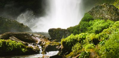 Latourell Falls 2 crop from 48x95