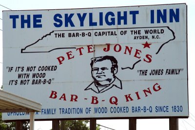 Sign at Skylight Inn