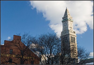 Quincy Market and Custom House Tower