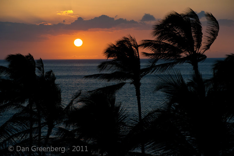 Sunset View from Our Balcony