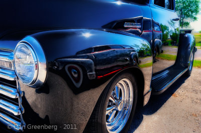 1950 Chevy Truck Reflecting 1950 Suburban