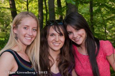 Nicole, Carly and Abi