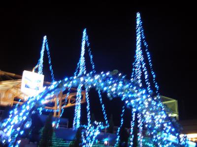First christmas lighting in Kansai