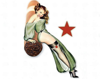 Commie cigar girl II