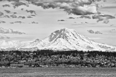 Referred to as The Mountain by locals; Mt. Rainer, WA