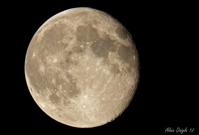 La lune du 3 aot 2012
