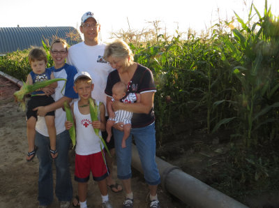 Picking Corn at Henry Nightengale's