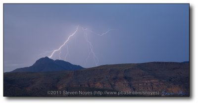 Fish Creek Hill: Brown's Peak Strike (lightning)