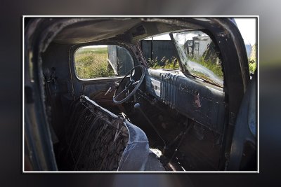 Interior of Old Antique Truck 129317.jpg