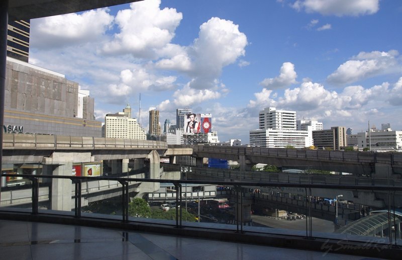 Siam square from the art museum