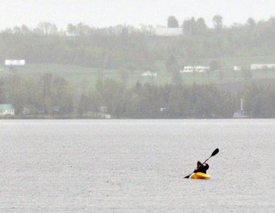 JB Kayaks In The Rain