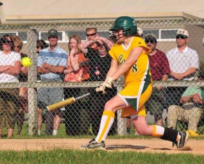 Cels Hammers an RBI Sac Fly