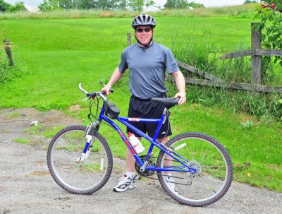 JB About to Ride the 26.5 mile Mississquoi Valley Rail Trail