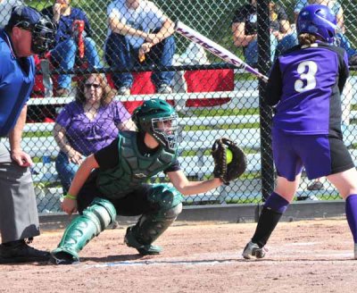 Steph Frames A Strike On Her 1st Pitch