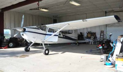 Cessna in Hanger
