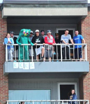 Gumby & Crew Rooting On From Above