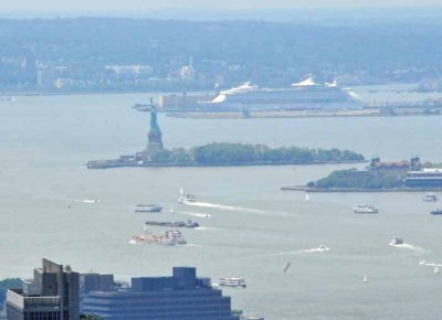 Lady Liberty from Afar