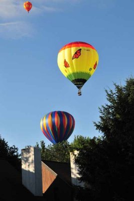 Floating over Houses