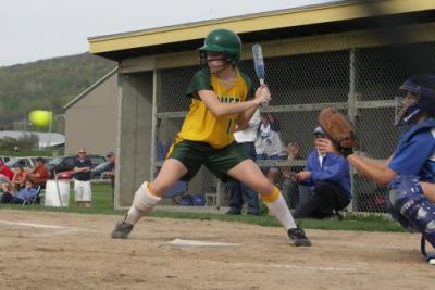 Jenna gets on base