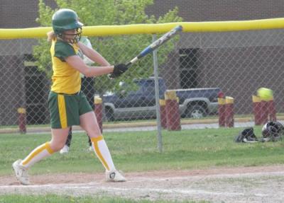 Courtney rips a grounder