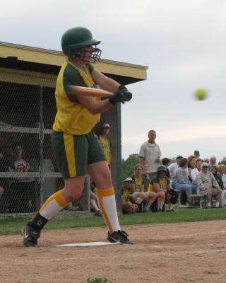 Danielle At Bat