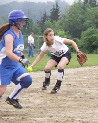 Lisa Pounces On A Bunt