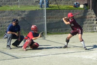 Kelsey At Bat