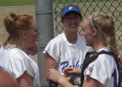 A light pitchers/catcher moment