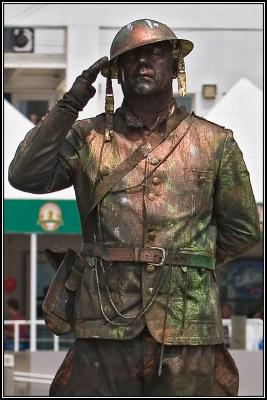 Waterfront Soldier statue?