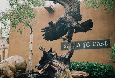 Eagle and Brave Sculpture