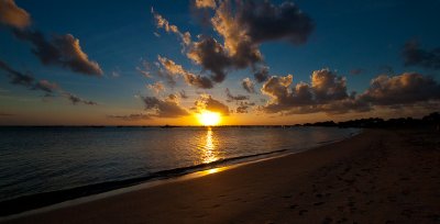 Jimbaran Beach sunset, Bali