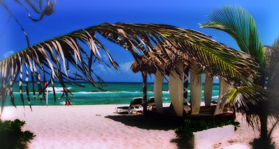 Palaba & beach, El Dorado Resort, Riviera Maya, Mexico