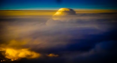 Cloud above cloud - aerial