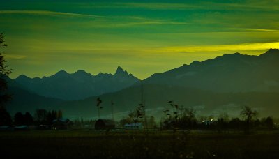 Morning in Fraser Valley, British Columbia, Canada