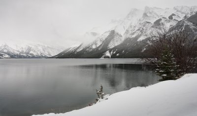 Lake Minnewanka and Fairholme Range, Banff, Canada