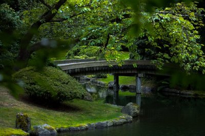 Bridge in Nitobe Garden