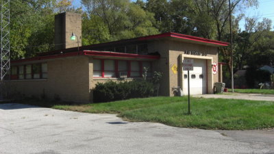 The neighborhood fire station