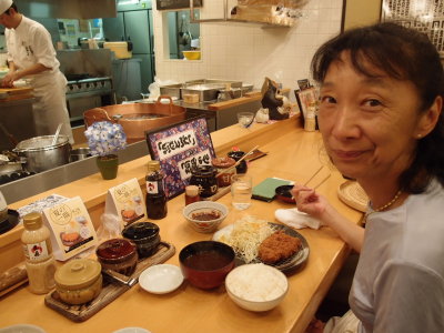 Tonkatsu lunch after bowling.